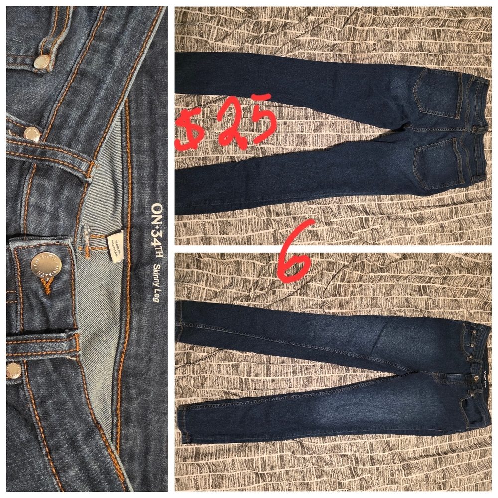 On 34th Womens Skinny Jeans Size 6